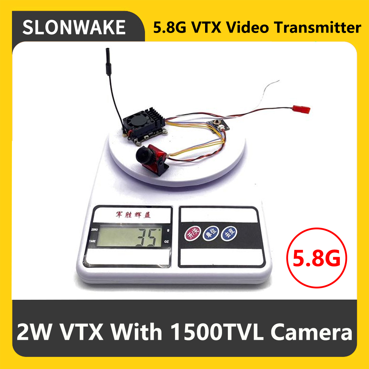 Fpv Drone Frame - SLONWAKE 5.8G 2000mW FPV VTX Transmitter