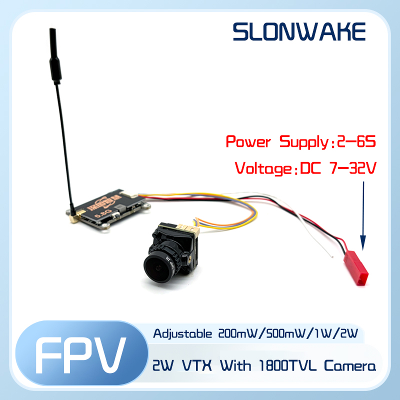SLONWAKE 5.8G 56CH 2W transmit - đánh giá và giá Fpv Drone Frame