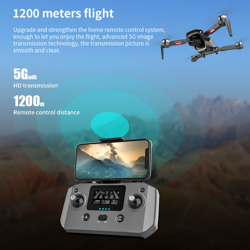 L106 Pro 3 Drone 5G WIFI FPV F - đánh giá và giá Fpv Drone Charger